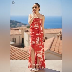 BCBGMaxAzria Strapless Daniella Dress